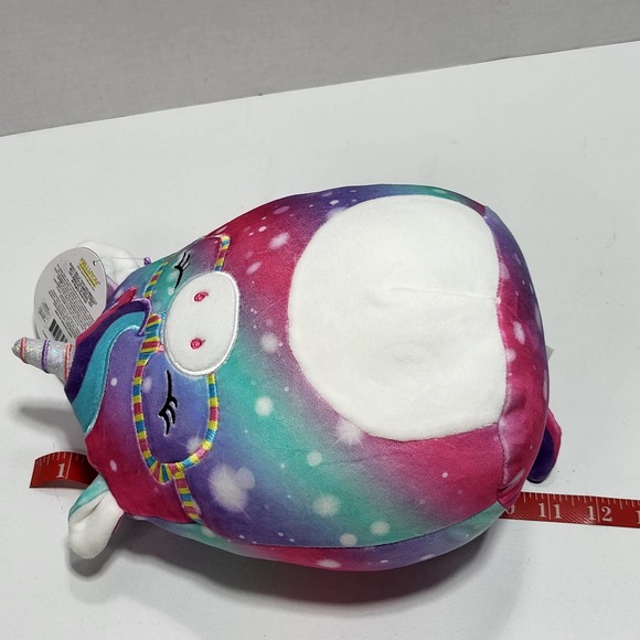 Kima the Rainbow Unicorn 10" Squishmallow Sparkle Multicolored Stuff Toy Plush - Picture 6 of 8